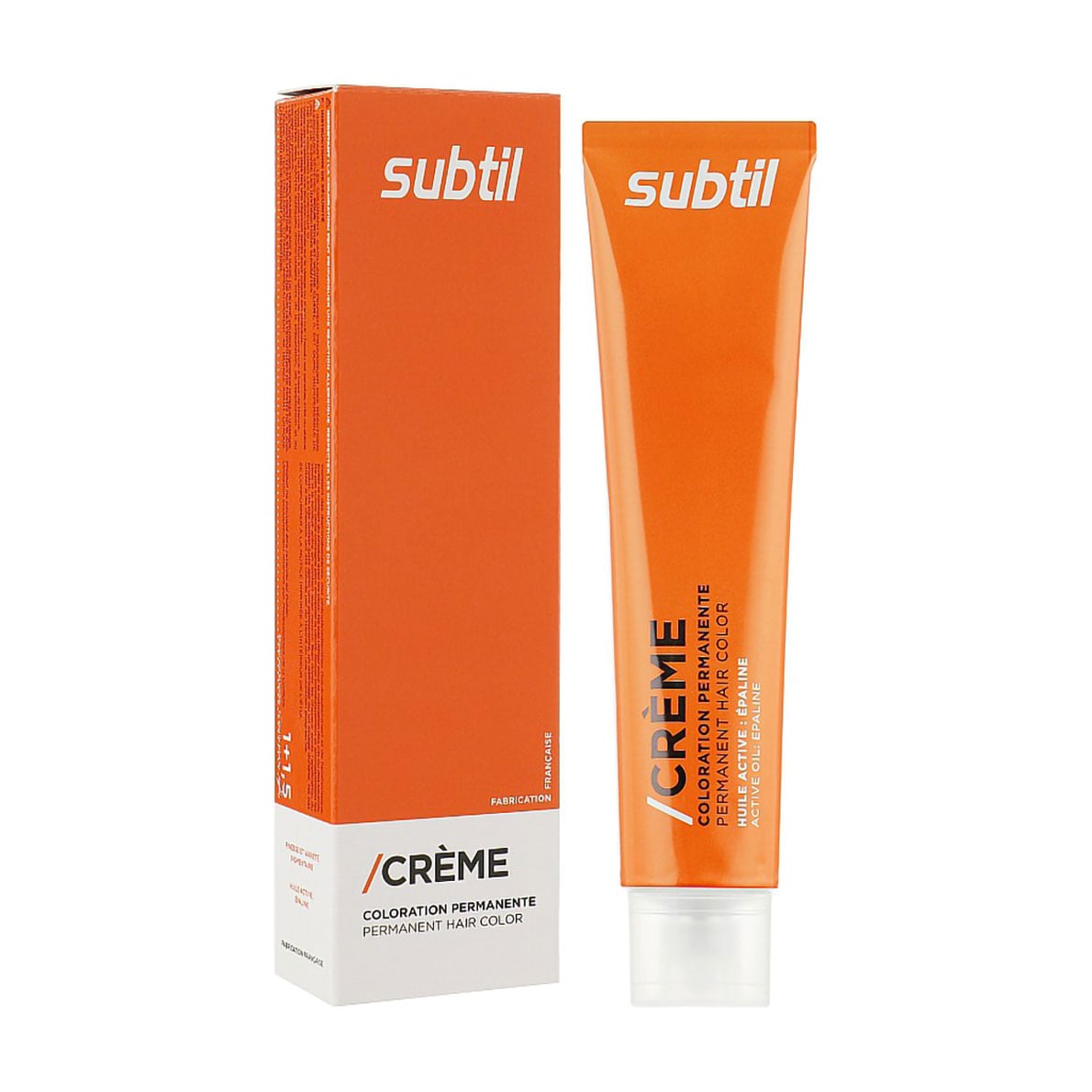 Стійка крем-фарба для волосся Subtil Creme Permanent Hair Color 7-18 Ash Beige Blonde, 60 мл